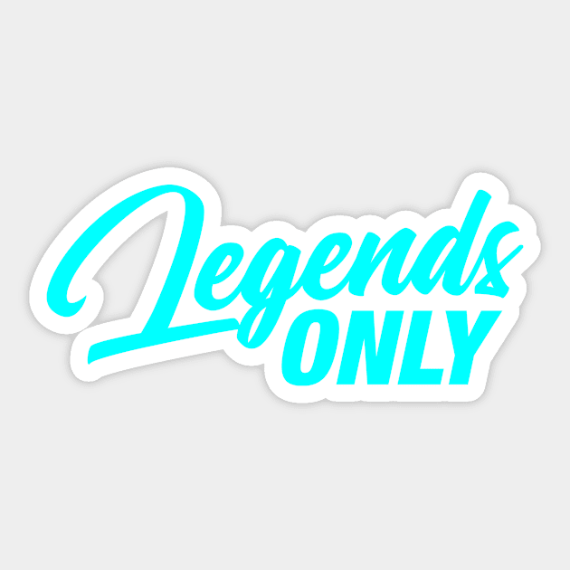 Legends Only Podcast Logo (Blue) Sticker by Legends Only Podcast